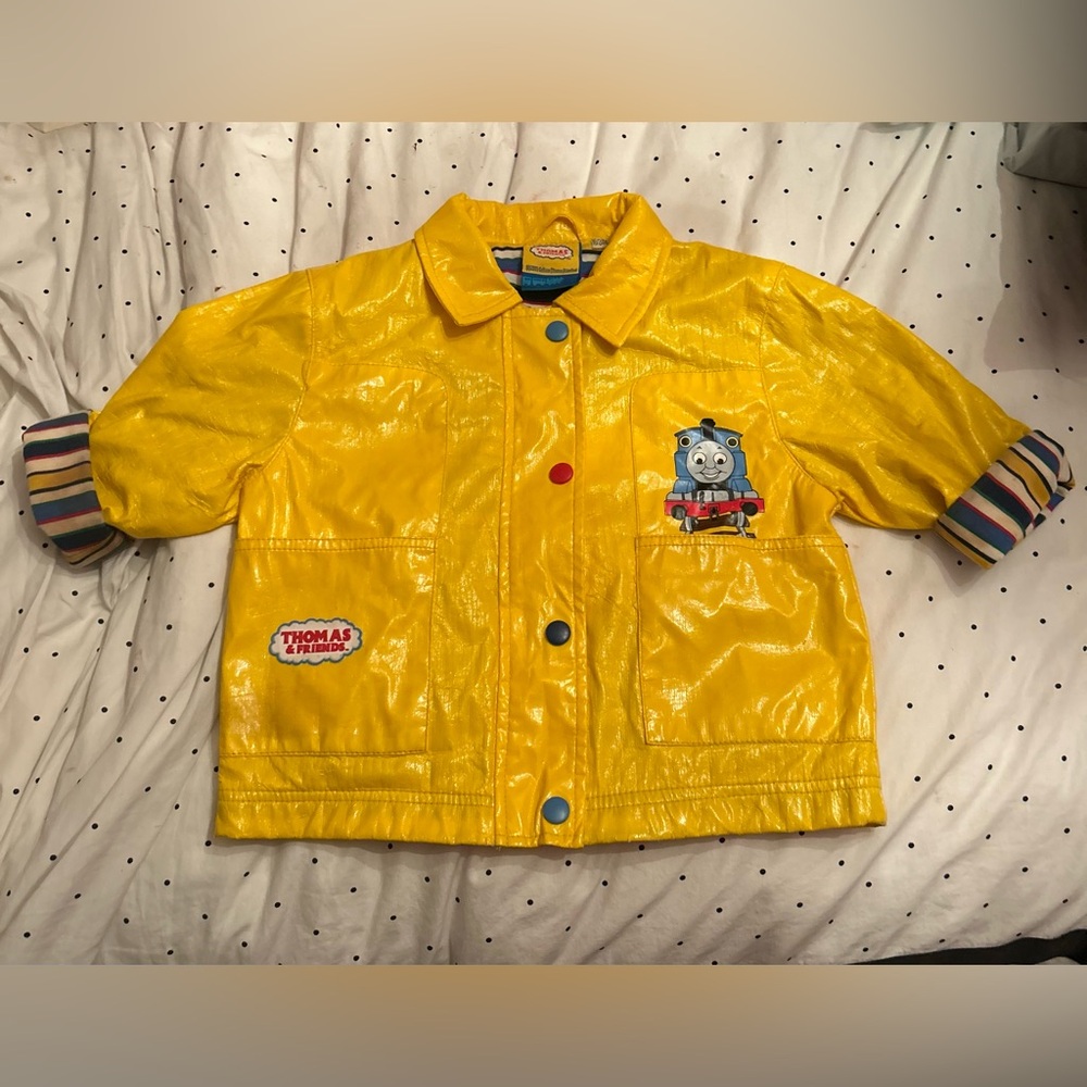 Vintage 2005 Thomas the train raincoat